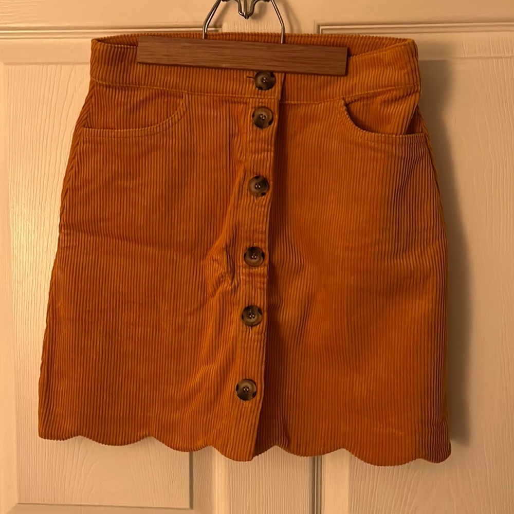 Francesca’s Corduroy Skirt NWOT